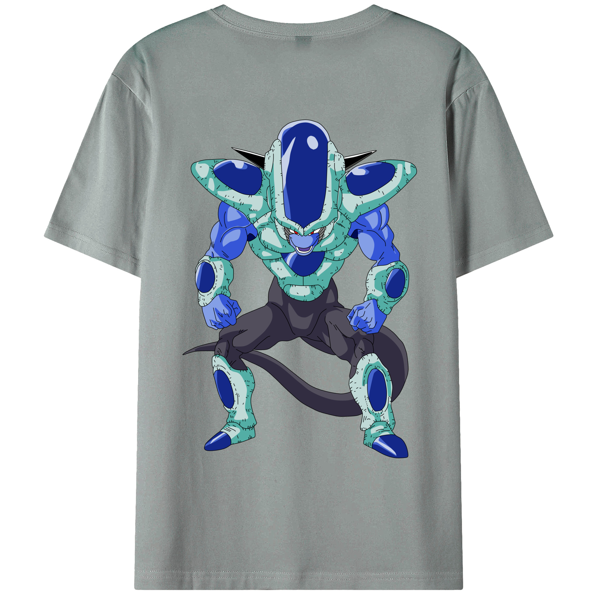 （画像用） ドラゴンボール フリーザ DRAGON BALL Frieza 綿100％ メンズ半袖Tシャツ（バックプリント） 通気性